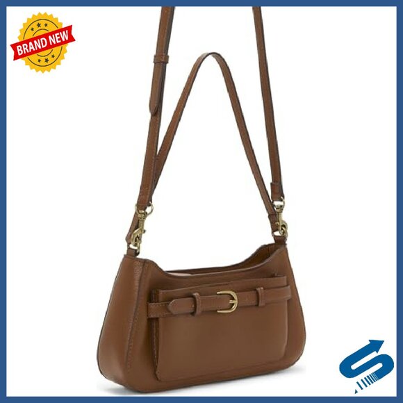 Shoulder Bag with Crossbody Strap, Multiple Pockets, Zipper Closure - Picture 4 of 5